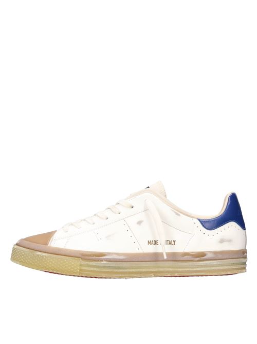 Sneakers in pelle e tessuto HIDNANDER | STARLESSS LOW HD1MS600 610BIANCO-BEIGE-BLU